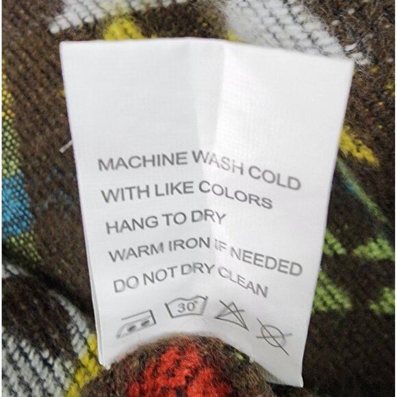 Velzera Sweater Womens One Size Southwestern Hooded Poncho Shawl Button Cardigan - Picture 12 of 12